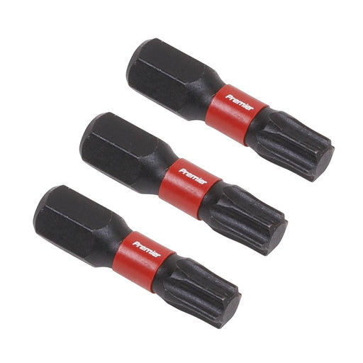 Sealey TRX-Star* T30 Impact Power Tool Bits 25mm 3pc AK8220 Sealey - Dynamic Drive