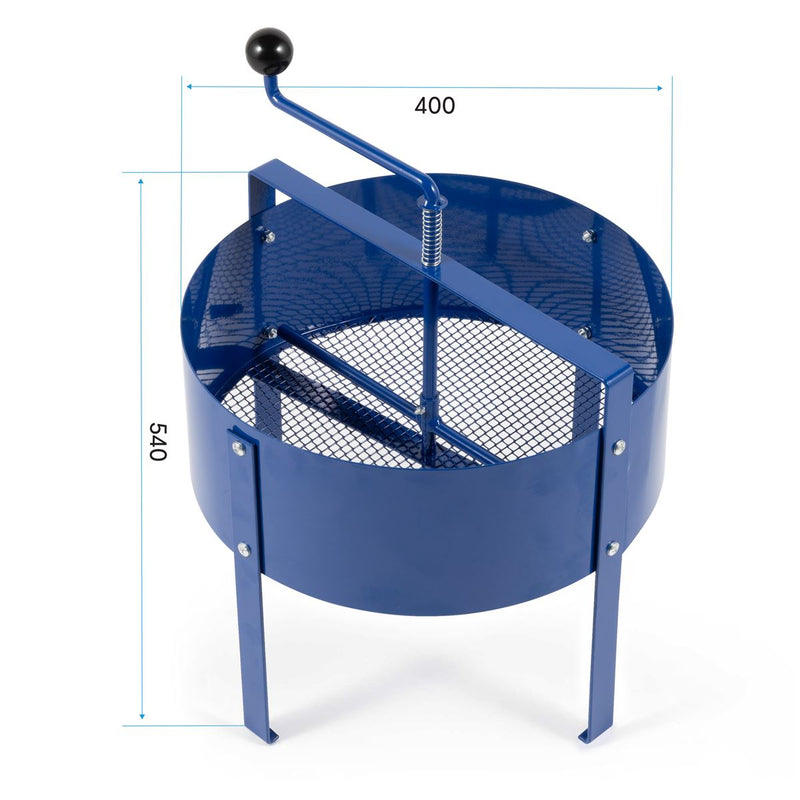 Dellonda Large Rotary Garden Sieve for Soil and Stones 16" DG261 Dellonda - Dynamic Drive