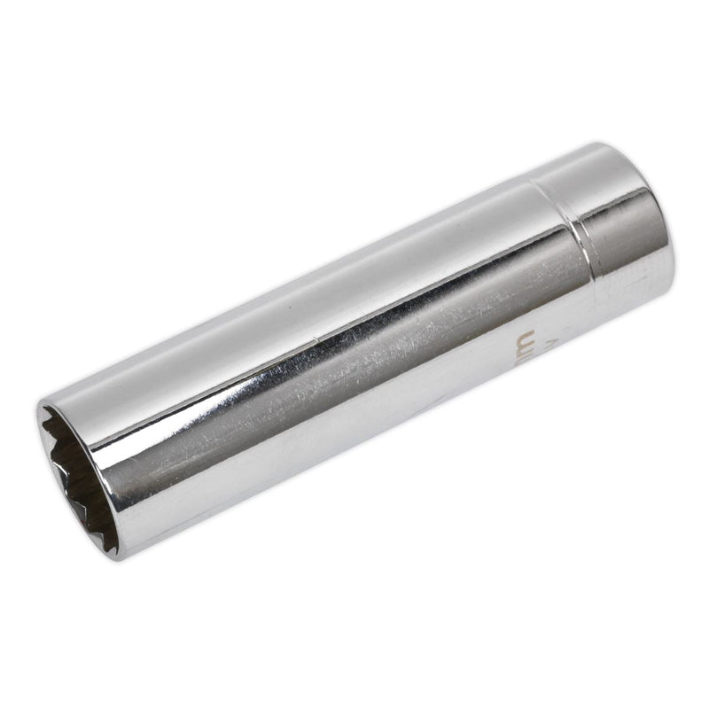 Sealey Spark Plug Socket with Magnetic Retainer 14mm 3/8"Sq Drive 12-Point Sealey - Dynamic Drive