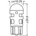 OSRAM LEDriving® SL, W5W, Red, LED signal lamps, Off-road only, non ECE Osram - Dynamic Drive
