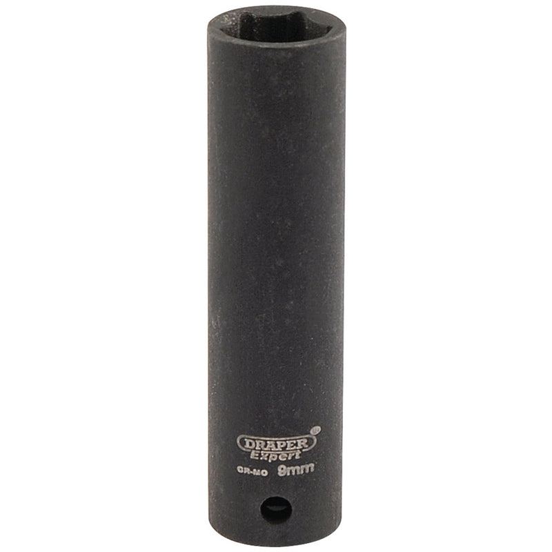 Draper Expert HI-TORQ 6 Point Deep Impact Socket, 1/4" Sq. Dr., 9mm Draper - Dynamic Drive