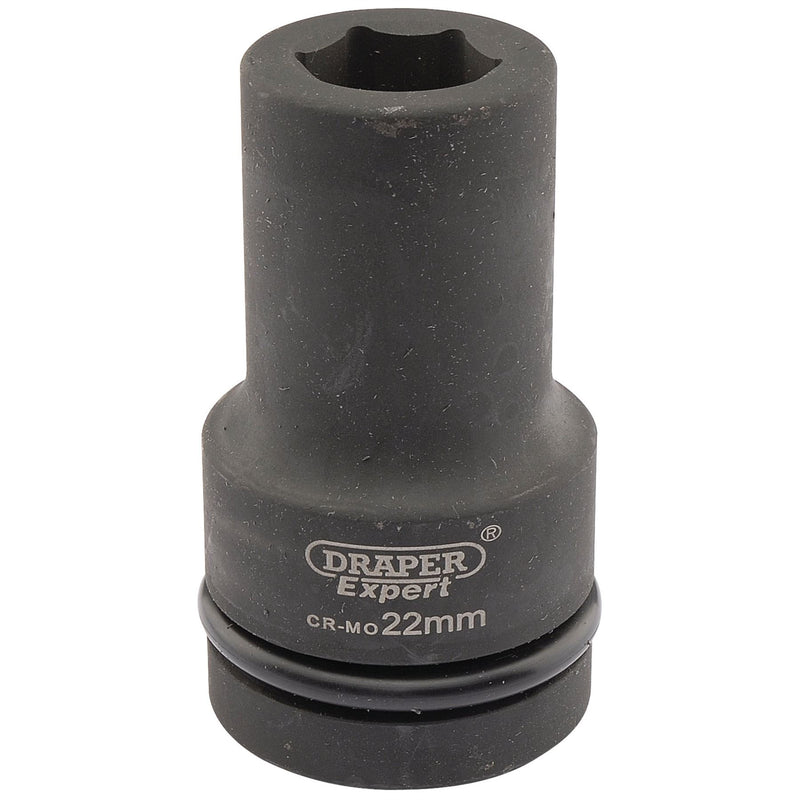 Draper Expert HI-TORQ 6 Point Deep Impact Socket, 1" Sq. Dr., 22mm Draper - Dynamic Drive