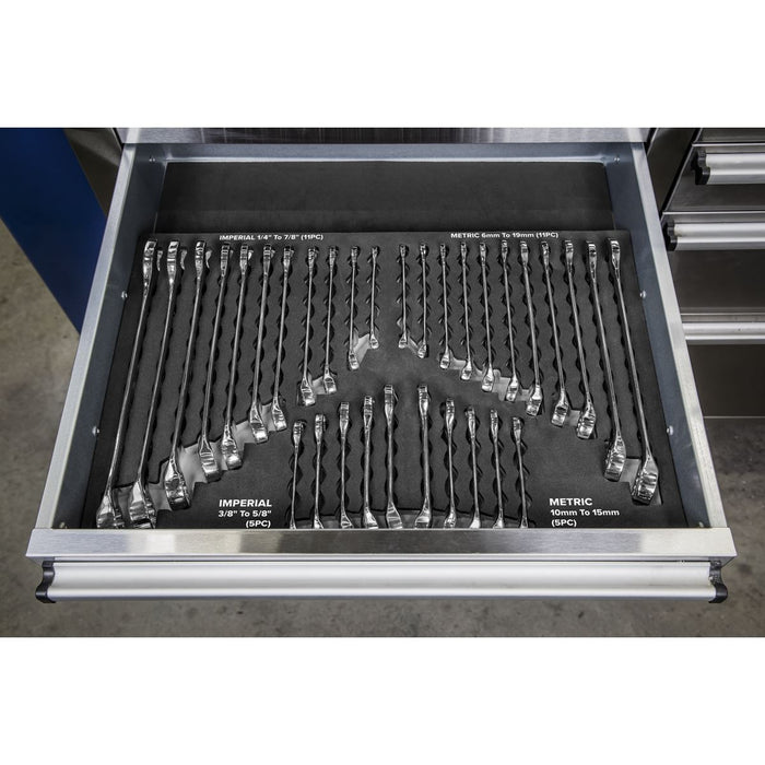 Siegen Siegen Metric/Imperial Combination Spanner Set 32pc S01239 Siegen - Dynamic Drive