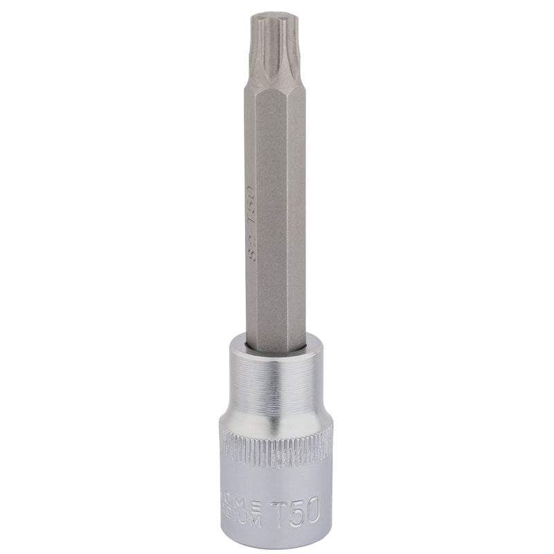Draper TX-STAR Socket Bit, 1/2" Sq. Dr., T50 x 100mm 16318 Draper - Dynamic Drive