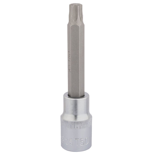 Draper TX-STAR Socket Bit, 1/2" Sq. Dr., T50 x 100mm 16318 Draper - Dynamic Drive