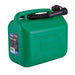 Draper Plastic Fuel Can, 10L, Green 09055 Draper - Dynamic Drive