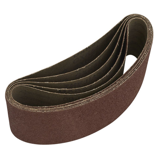 Sealey 76 x 457mm Sanding Belt 60Grit - Pack of 5 SB60457 Sealey - Dynamic Drive