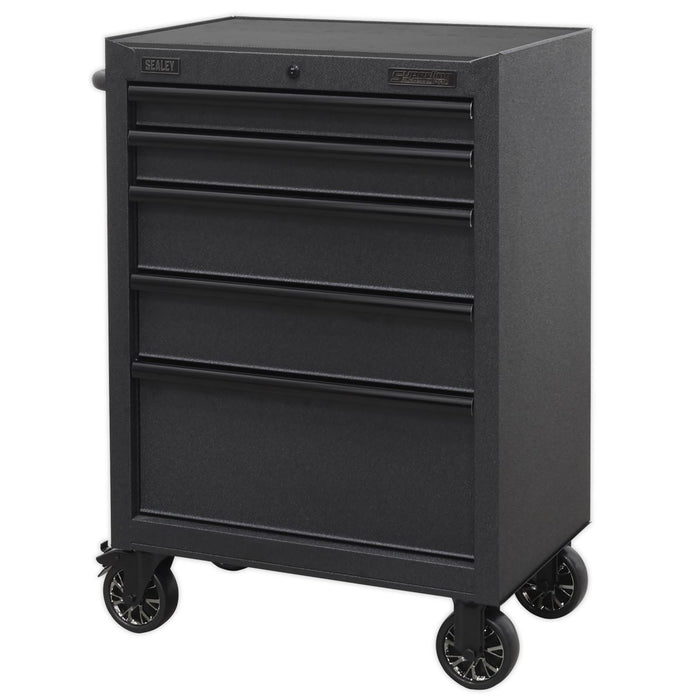 Sealey Rollcab 5 Drawer 680mm with Soft Close Drawers AP2705BE Sealey - Dynamic Drive