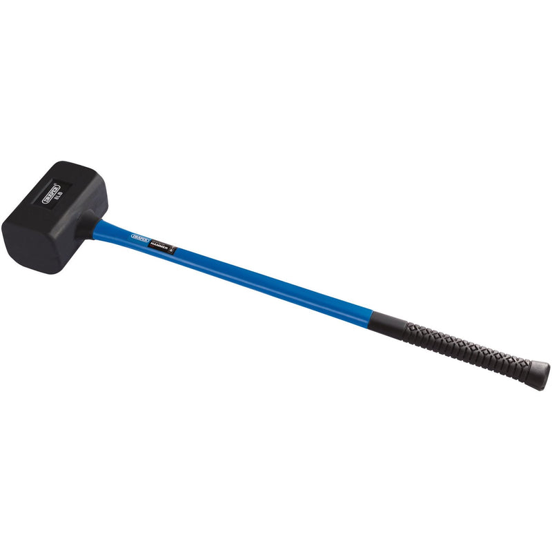 Draper Rubber Dead Blow Hammer with Fibreglass Shaft, 3.6kg/128oz 74318 Draper - Dynamic Drive