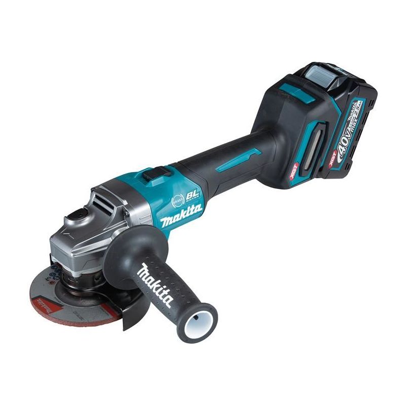 Makita GA004GD201 XGT® 40Vmax BL Angle Grinder 115mm 40V 2 x 2.5Ah Li-ion Makita - Dynamic Drive