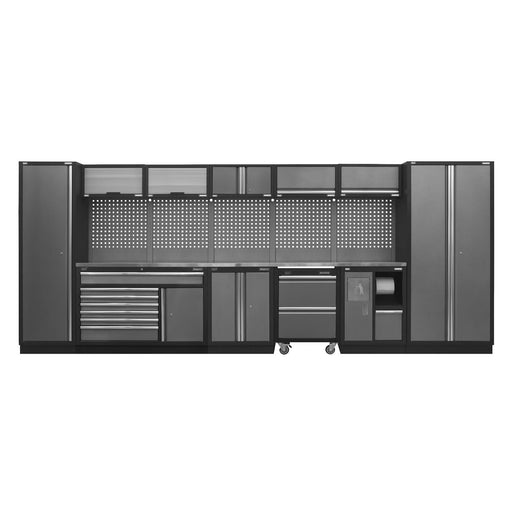 Superline Pro Superline PRO Storage System with Stainless Worktop 4.9m Superline Pro - Dynamic Drive
