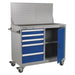 Sealey Industrial Mobile Workstation 5 Drawer & 1 Shelf Locker API1103A Sealey - Dynamic Drive