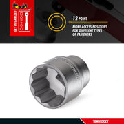 Teng Tools 1/2" Socket 12 pt AF 19/32" Teng Tools - Dynamic Drive