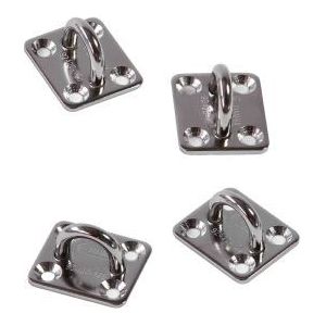 Fiamma Square Plate Kit (4) 98656-485 Fiamma - Dynamic Drive