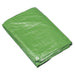 Sealey Tarpaulin 1.73 x 2.31m Green TARP68G Sealey - Dynamic Drive