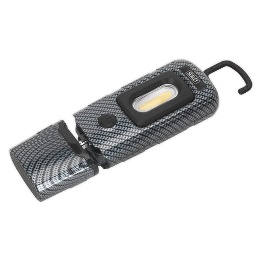 Sealey Rechargeable LED Inspection Lamp 360 COB Work Light Super Bright Carbon Sealey  - Dynamic Drive