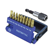 Faithfull Diamond Bit Set S2 Torsion, 10 Piece Faithfull - Dynamic Drive