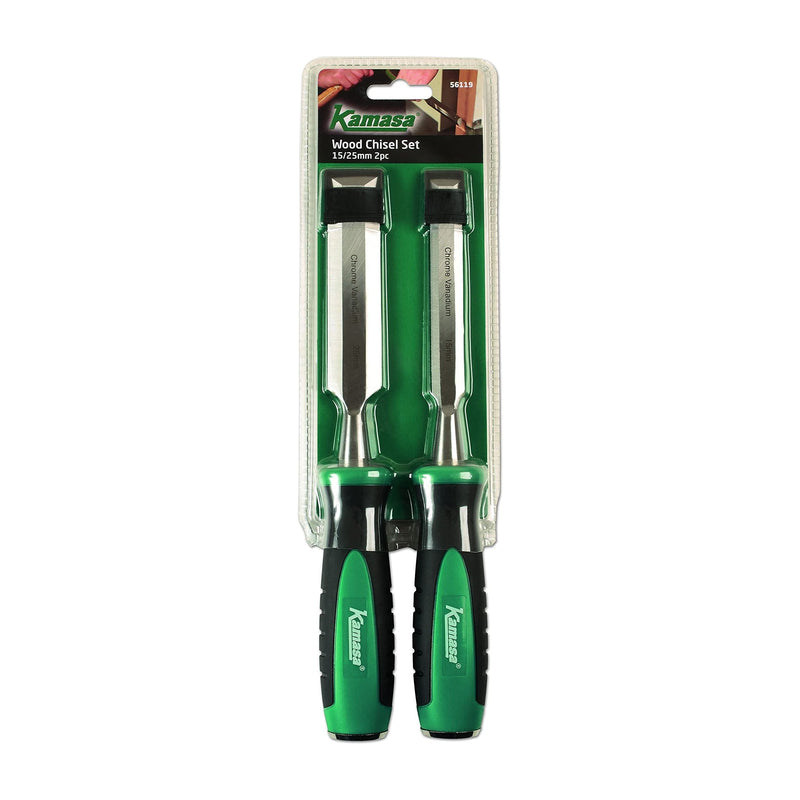 Kamasa Wood Chisel Set - 15 & 25mm 56119 Kamasa - Dynamic Drive