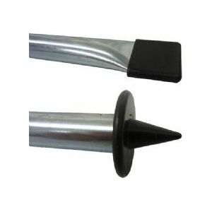 Via Mondo Steel Rear Pad Poles (2) QQ109331 Via Mondo - Dynamic Drive