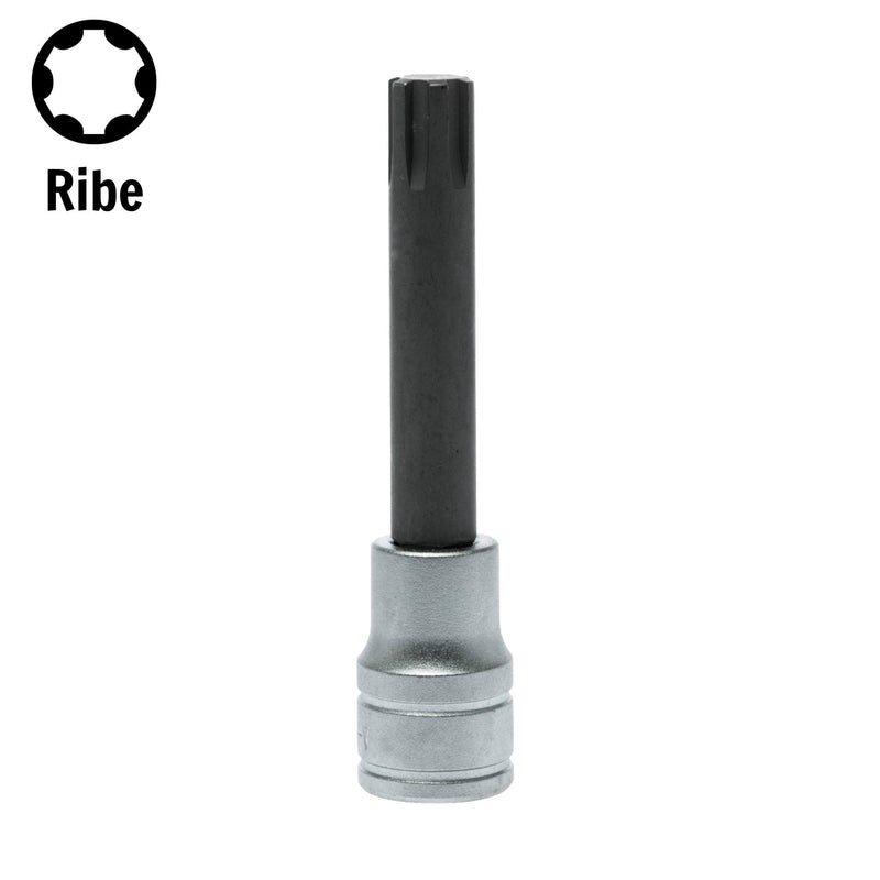Teng Tools 1/2" Long Ribe?? Bit Socket 08 Teng Tools - Dynamic Drive