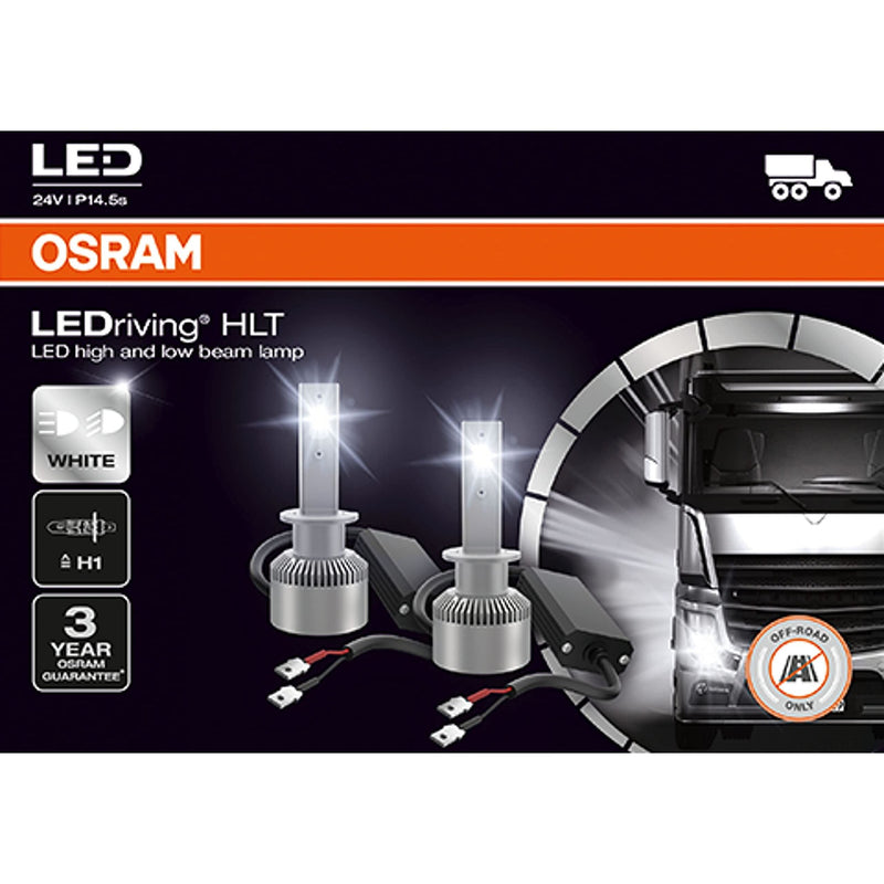 Osram LEDrivingHLT, H1, 24V Truck LED headlamps, Off-road only, non ECE, Folding Osram - Dynamic Drive