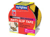Sylglas Anti-Slip Tape 50mm x 3m Black & Yellow Hazard Sylglas - Dynamic Drive
