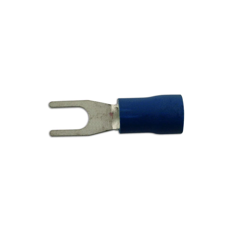 Connect Blue Fork Terminal 3.7mm 100pc 30190 Tool Connection - Dynamic Drive
