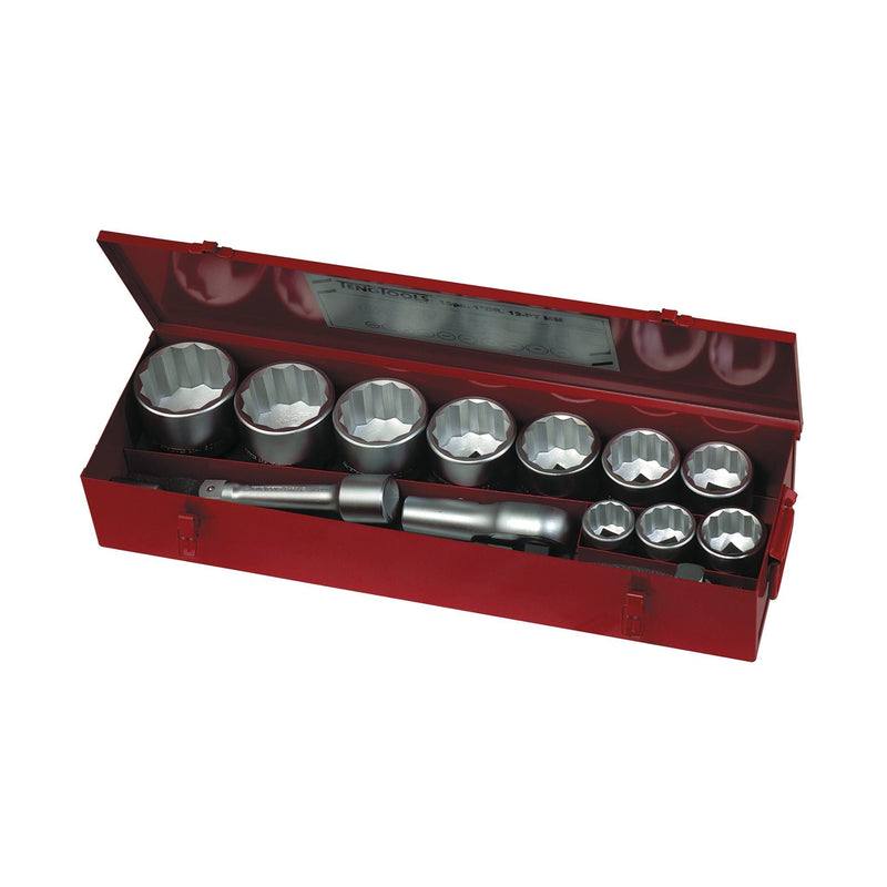 Teng Tools 1" Socket Set 12 pt 15 Pieces Teng Tools - Dynamic Drive