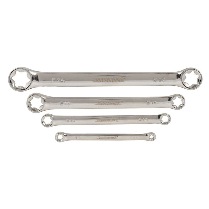 Silverline Trx Spanner Set 4pce E6 - E24 Silverline - Dynamic Drive