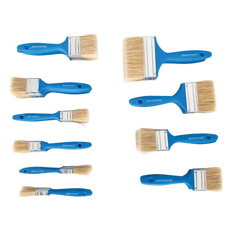 Silverline Disposable Paint Brush Set 50pce 50pce Silverline - Dynamic Drive