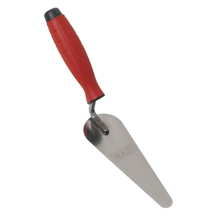 Sealey Stainless Steel Narrow Gauging Trowel with Rubber Handle 160mm T1225 Sealey - Dynamic Drive