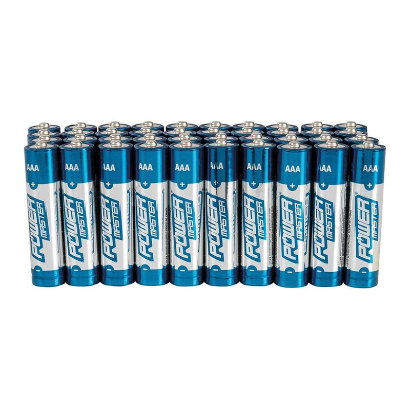Powermaster AAA Super Alkaline Battery LR03 40pk 40pk PowerMaster - Dynamic Drive