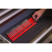 Sealey Premier Magnetic Bit Holder Tray 42 Bit Capacity 10mm Hex Drive Bits Sealey  - Dynamic Drive