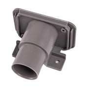 28mm Grey Waste Water Outlet Socket + Flap Connector Caravan Motorhome 81330 PLS  - Dynamic Drive