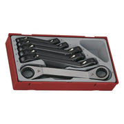 Teng Tools Ratcheting Ring Spanner Set TT1 6 Pieces Teng Tools - Dynamic Drive