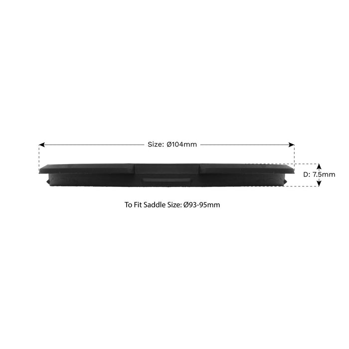 Sealey Safety Rubber Jack Pad Type B JP09 Sealey - Dynamic Drive