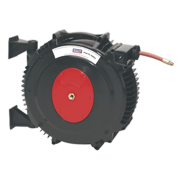 Sealey Retractable Air Hose Reel 15m13mm ID Rubber Hose SA8812 Sealey - Dynamic Drive