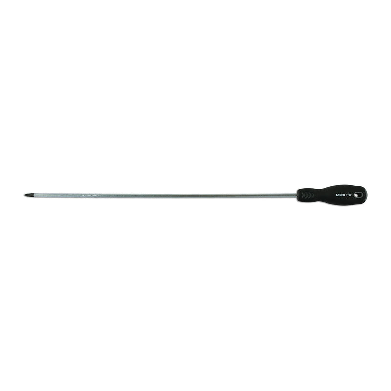 Laser Extra Long Phillips Screwdriver Ph2 x 450mm 1797 Laser - Dynamic Drive