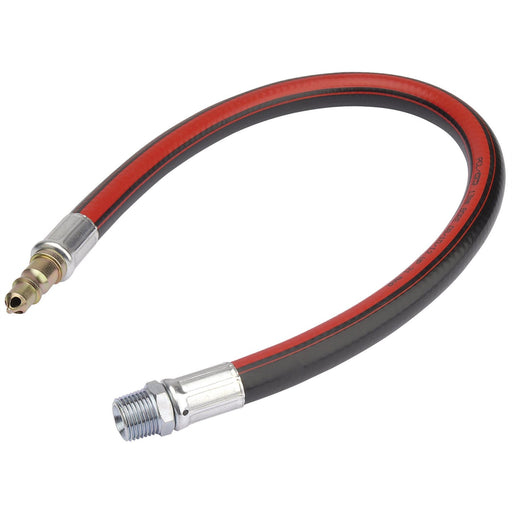 Draper Air Line Whip Hose, 600mm, 1/2" BSP 54440 Draper - Dynamic Drive