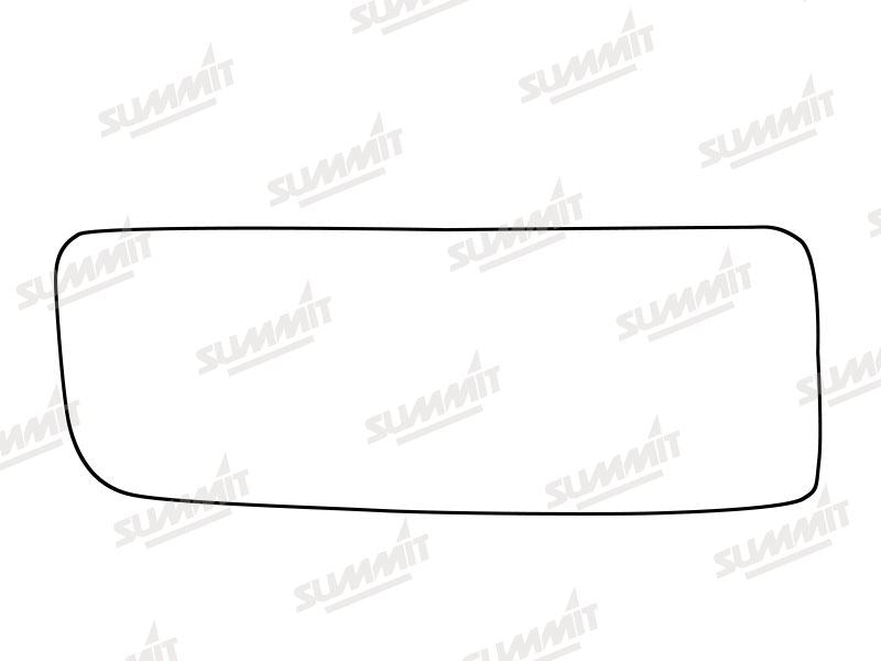 Summit Stick-On Commercial Lower Blind-Spot Mirror Glass fits Volkswagen Crafter 06 on LHS Summit - Dynamic Drive
