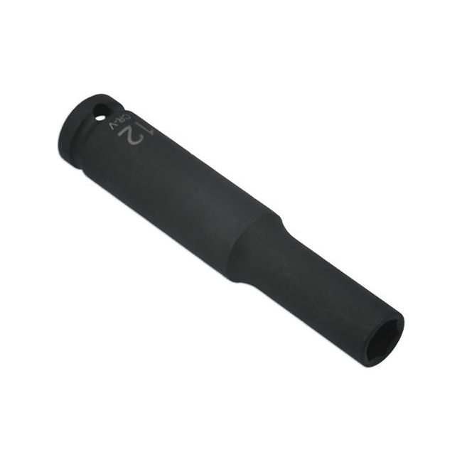 Laser Extra Deep Impact Socket 1/2"D 12mm 7761 Laser - Dynamic Drive
