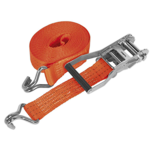 Sealey Ratchet Tie Down 50mm x 6m Polyester Webbing 3000kg Breaking Strength Sealey - Dynamic Drive
