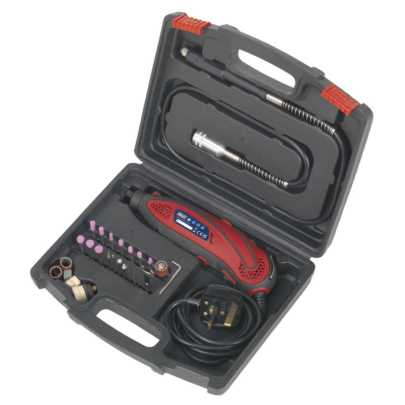 Sealey Multipurpose Rotary Tool & Engraver Kit 40pc 230V E540 Sealey - Dynamic Drive