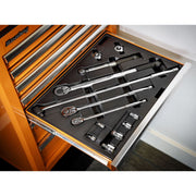 Sealey Tool Tray with Ratchet Torque Wrench Breaker Bar & Socket Adaptor Set 13p Sealey - Dynamic Drive