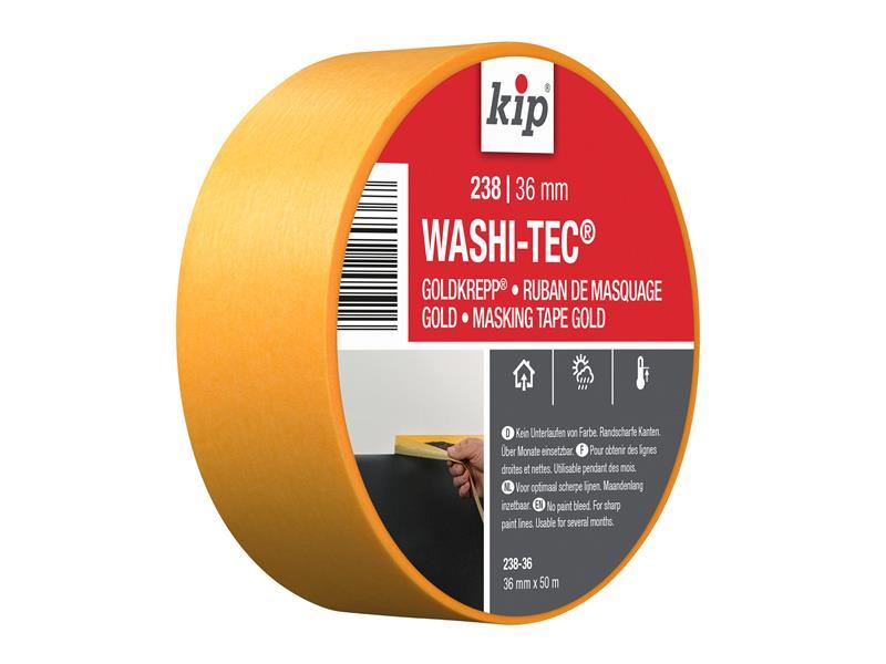 Kip® 238 Premium WASHI-TEC® Masking Tape 36mm x 50m KIP® - Dynamic Drive