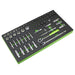Siegen Siegen Socket Set with Tool Tray 3/8"Sq Drive 62pc S01270 Siegen - Dynamic Drive