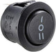 W4 250V Round Single Pole Rocker Switch Centre Off Blk 37204 W4 - Dynamic Drive