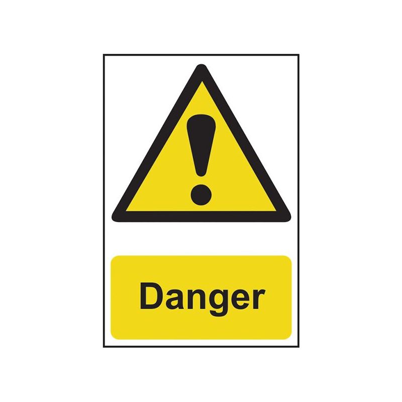 Scan Danger - PVC Sign 200 x 300mm Scan - Dynamic Drive