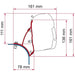 Fiamma F43 Bracket for VW T5/T6 Transporter Lift Roof RHD - Deep Black Fiamma - Dynamic Drive