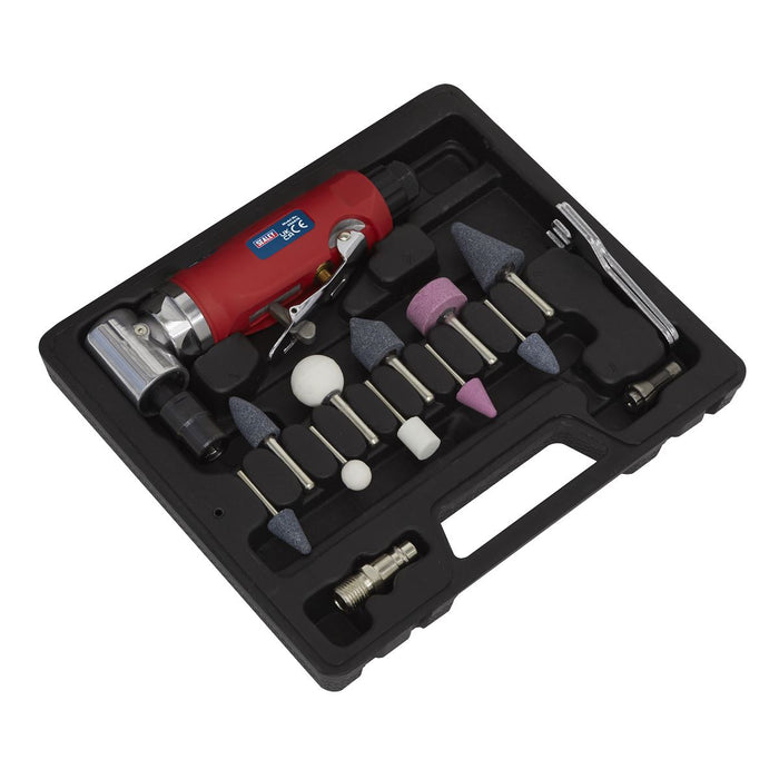 Sealey Air Die Grinder 90 Angle Kit 15pc GSA675 Sealey - Dynamic Drive